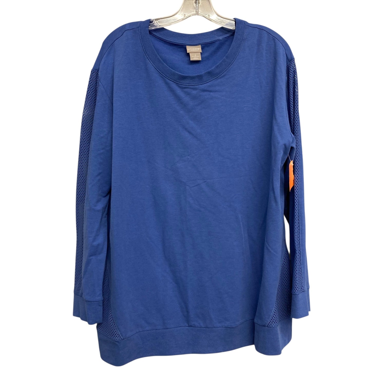 Top Ls Basic By Chicos In Blue, Size:L