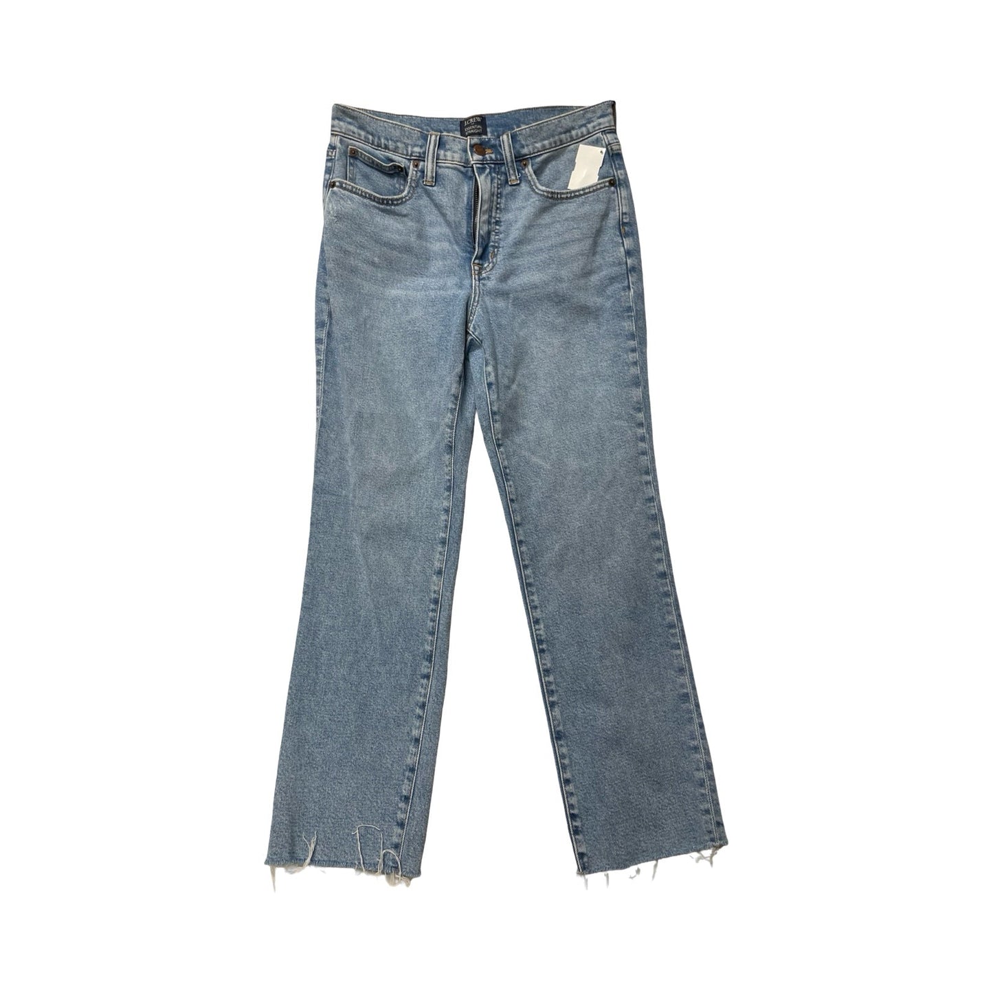 Jeans Straight By J. Crew In Blue Denim, Size:8