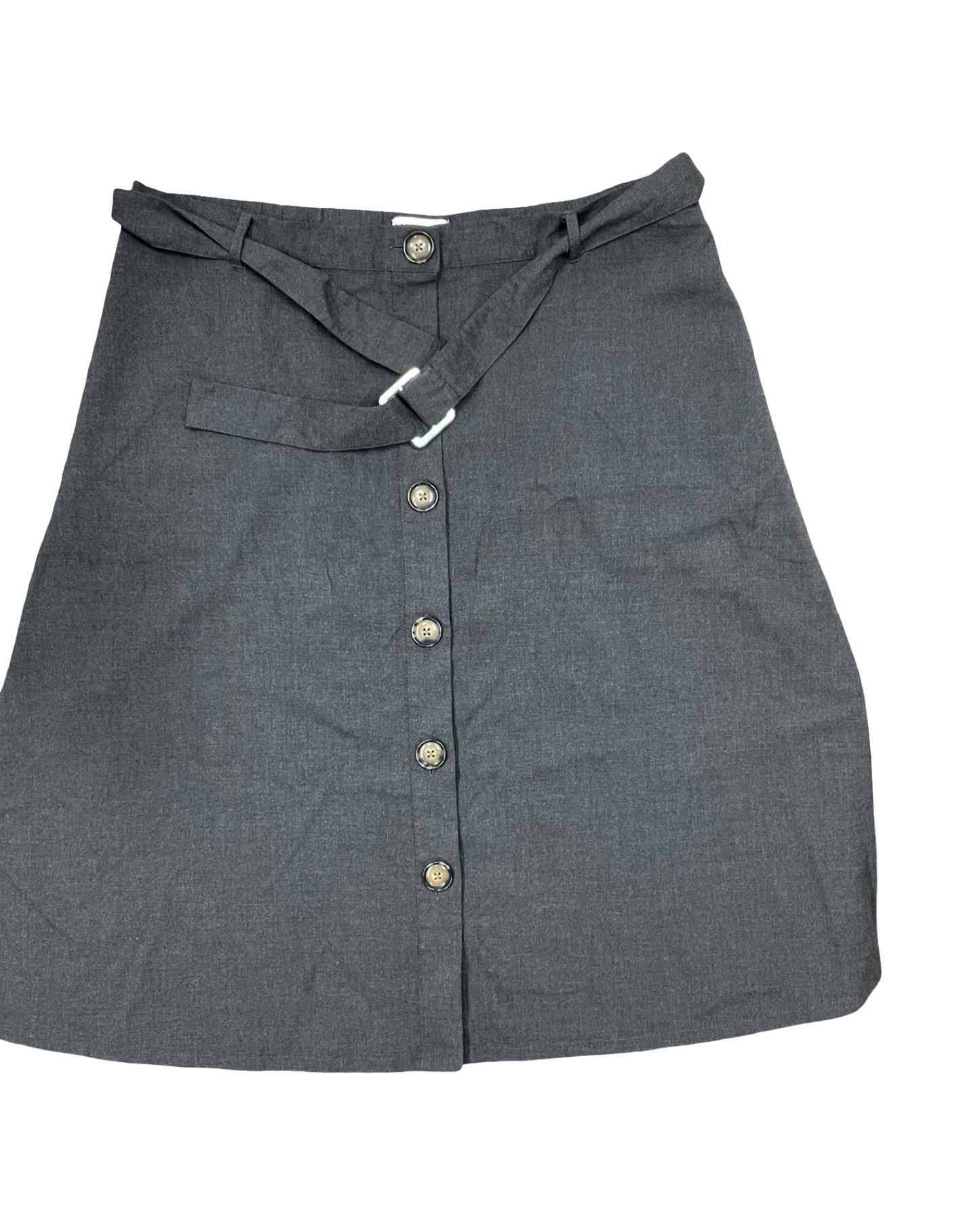 Skirt Midi By Ava & Viv In Grey, Size:1X