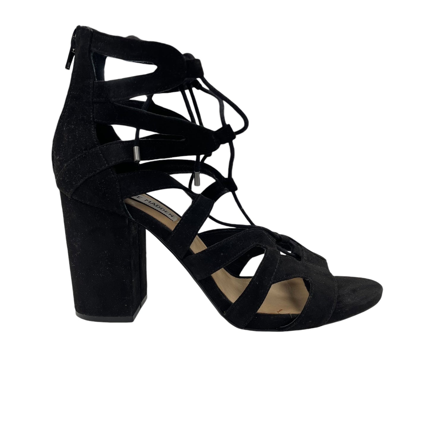 Sandals Heels Block By Steve Madden In Black