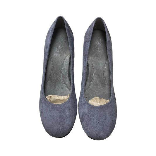 Shoes Heels Wedge By Aerosoles In Grey, Size:8.5