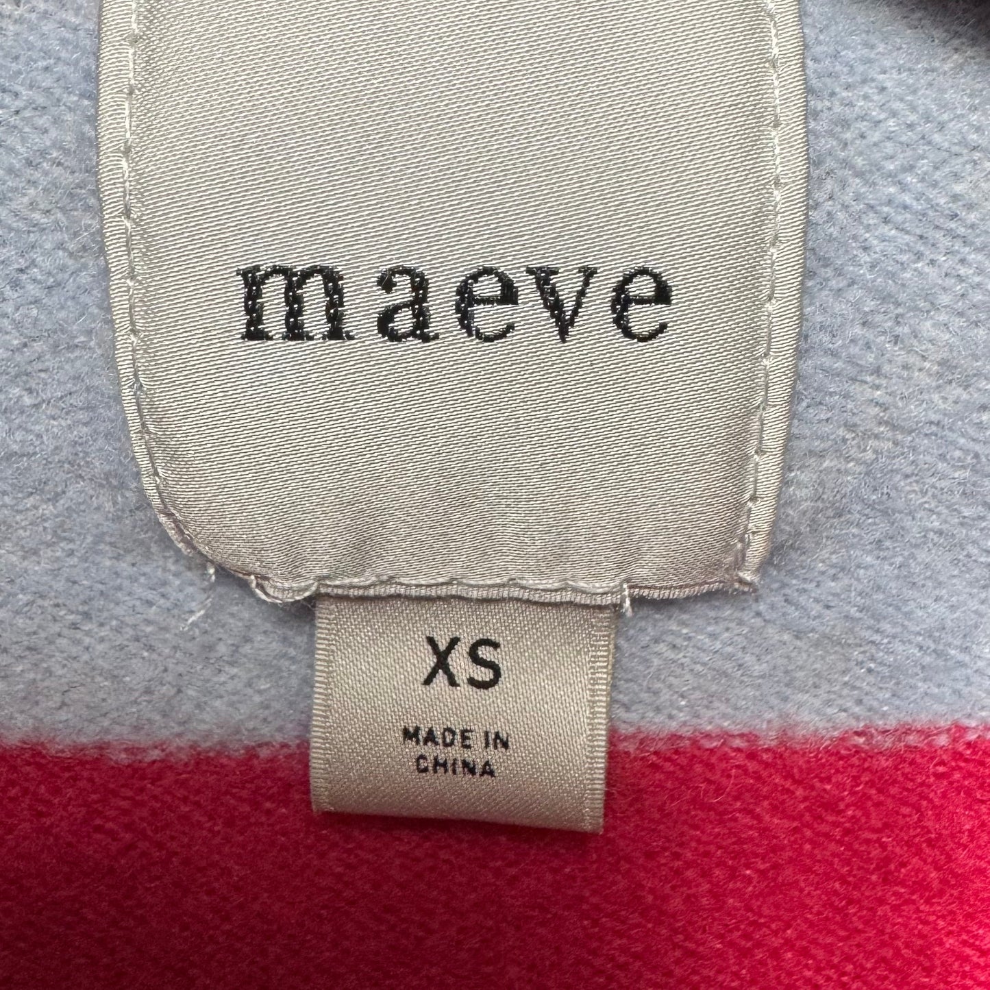 Sweater By Maeve In Striped Pattern, Size: Xs