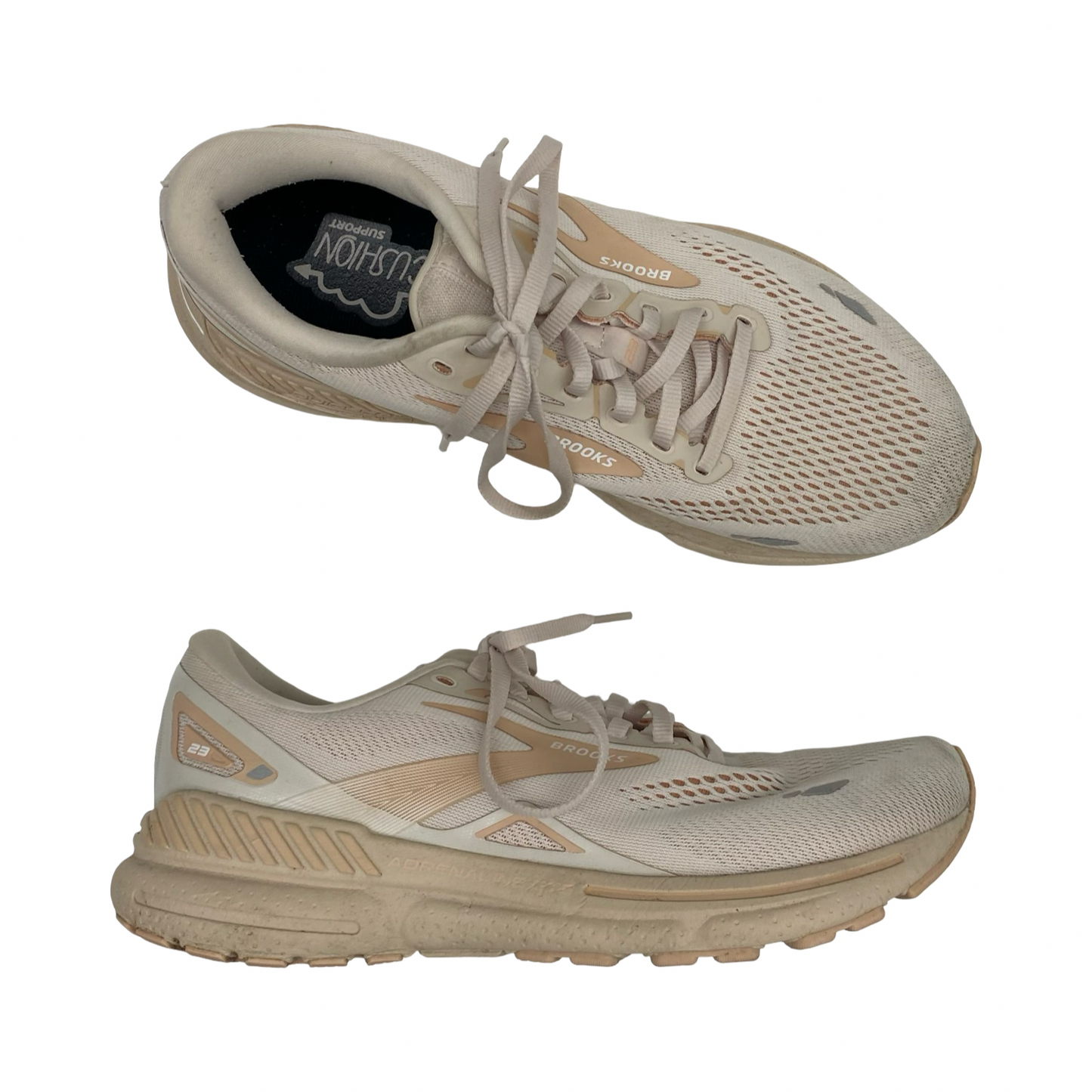 Shoes Athletic By Brooks In Tan, Size:10