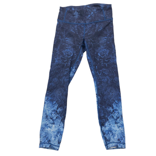 Athletic Leggings By Lululemon In Blue, Size:6
