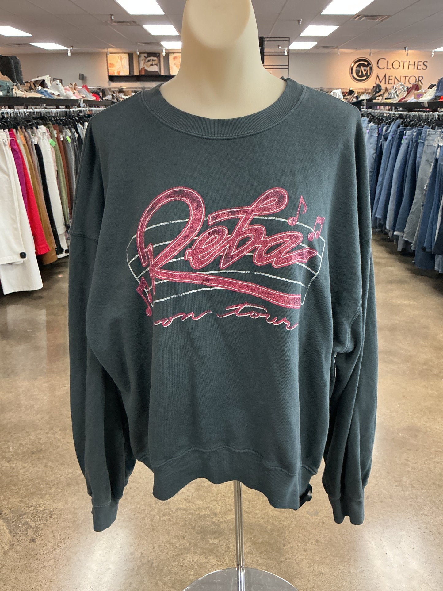 Sweatshirt Crewneck By Daydreamer In Grey, Size:M
