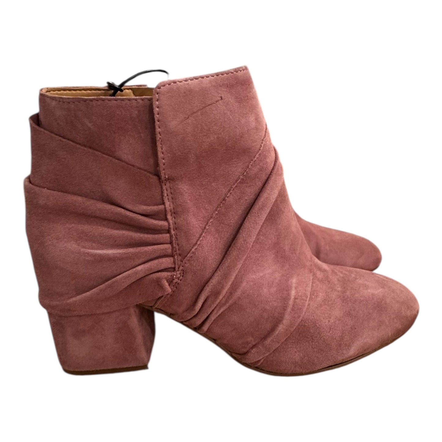 Boots Ankle Heels By Franco Sarto In Pink, Size:6.5