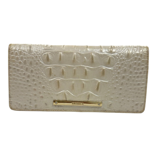 Wallet Designer By Brahmin In Cream, Size:Large