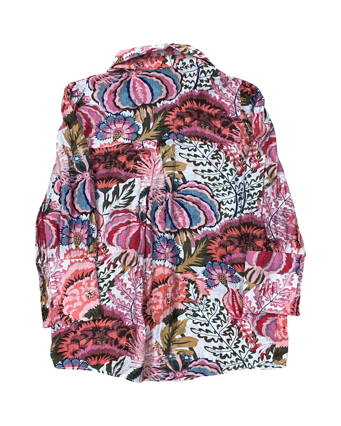Blouse Ls By Papillion In Multi, Size:S