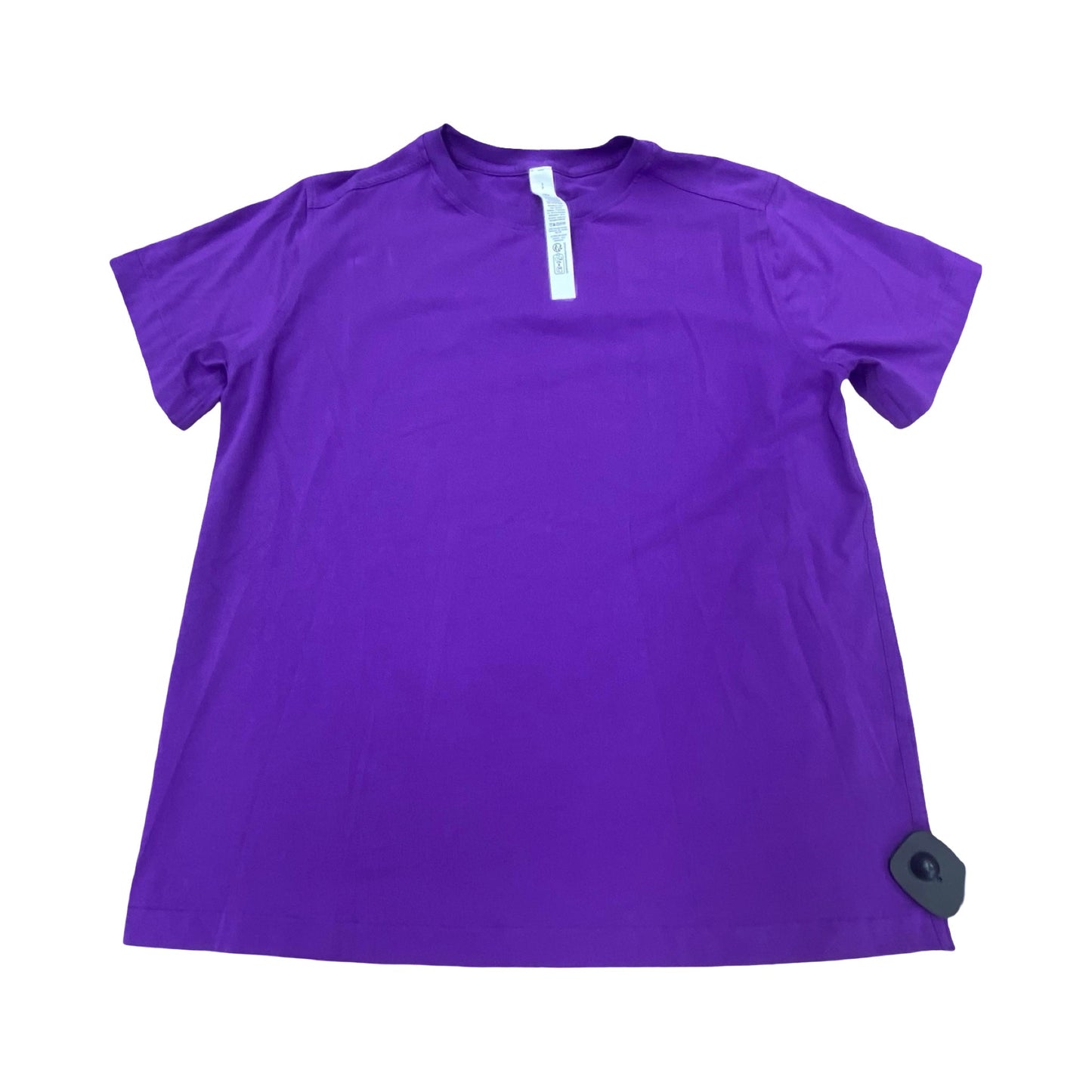 Athletic Top Ss By Lululemon In Purple, Size:8