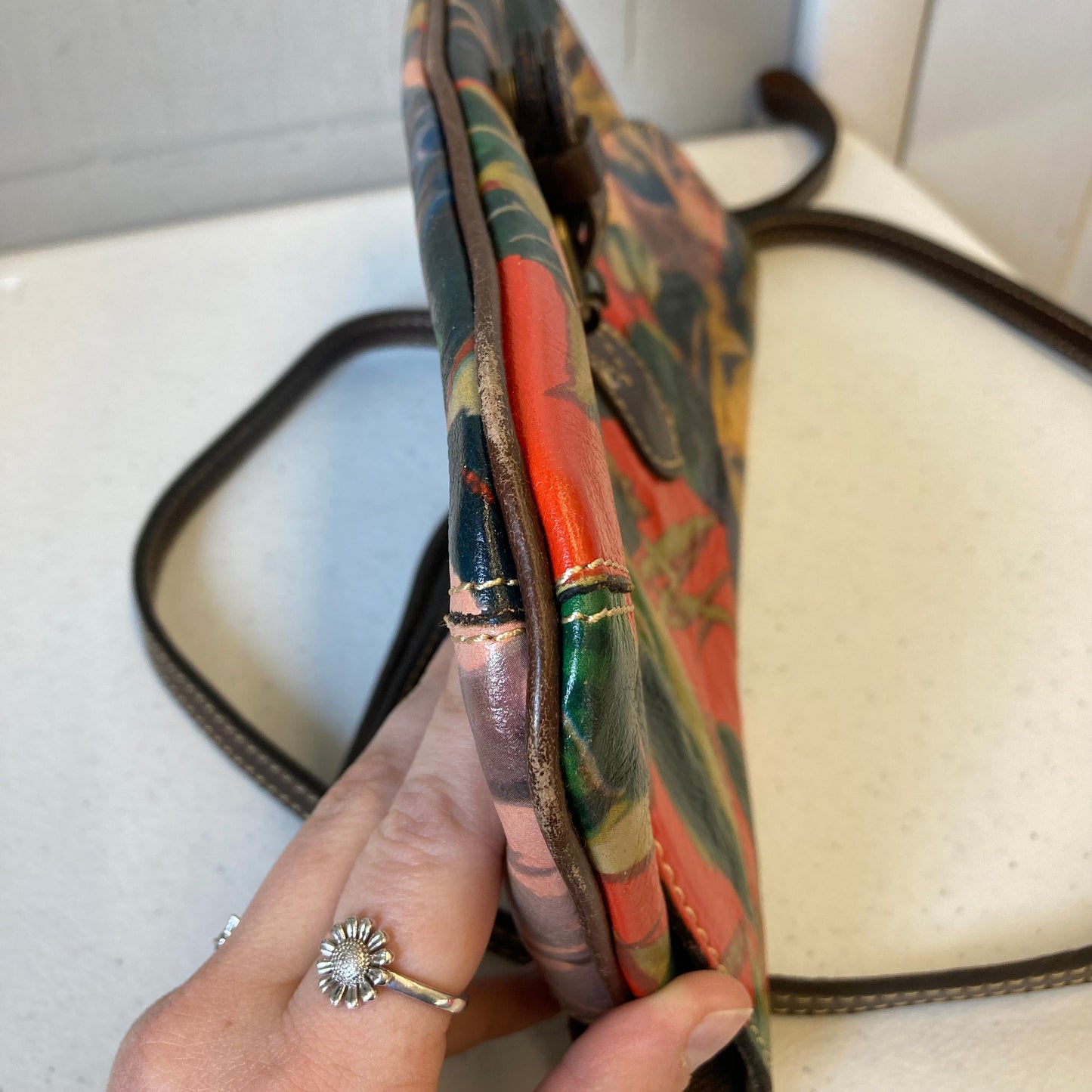 Crossbody Designer By Patricia Nash In Multi, Size:Small