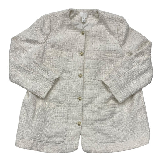 Blazer By H&M In White, Size:Xl