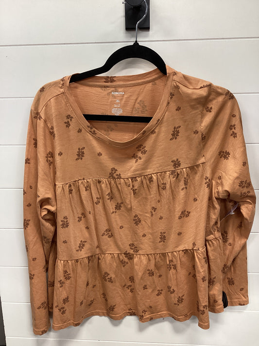 Top Ls By Sonoma In Orange, Size:Xl