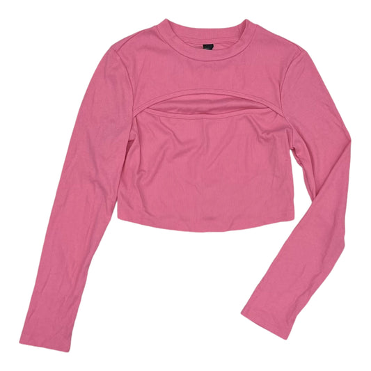 Top Ls By Shein In Pink, Size:L