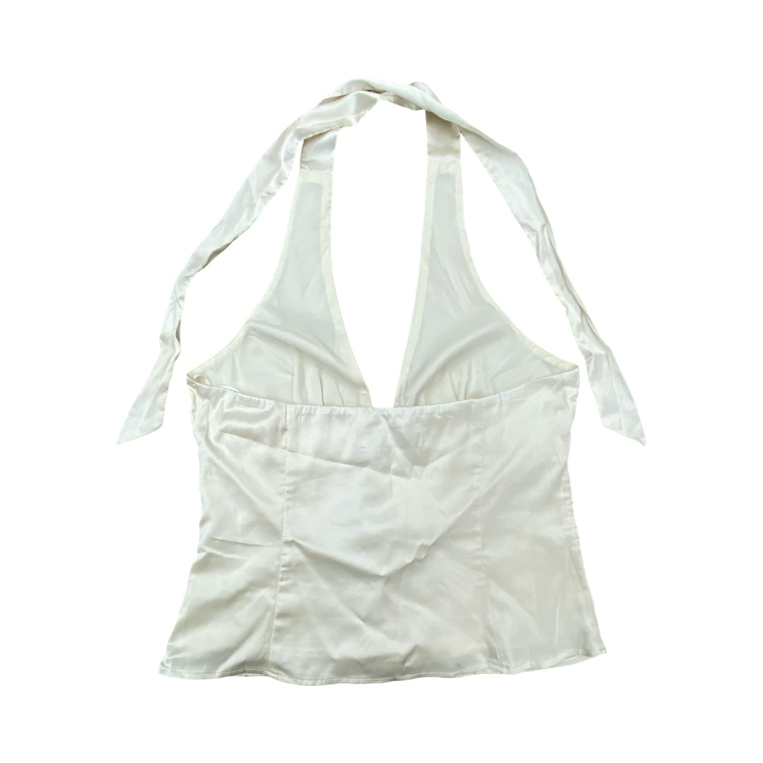 Top Sleeveless By Princess Polly In Cream, Size:4