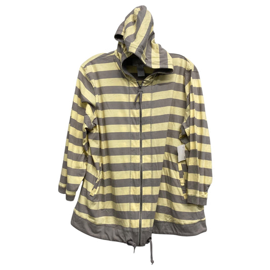 Athletic Jacket By Sport Savvy In Striped Pattern, Size:Xl
