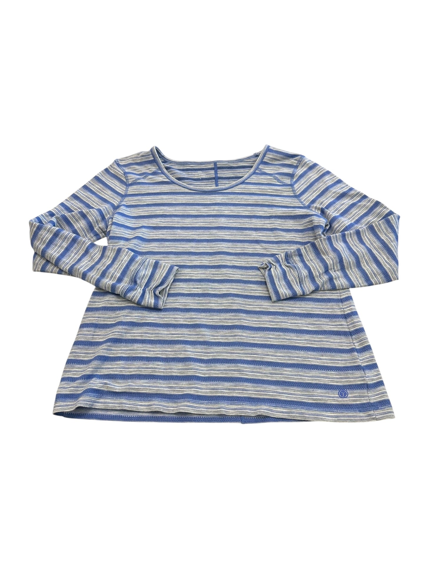 Top Ls By Talbots In Blue & Grey, Size:L