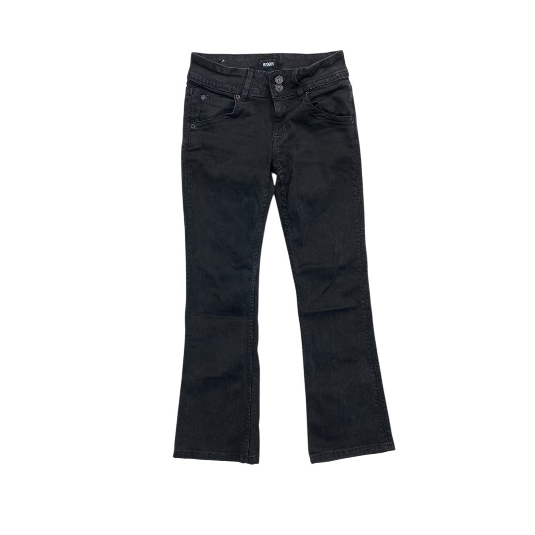 Jeans Boot Cut By Hudson In Black Denim, Size:4