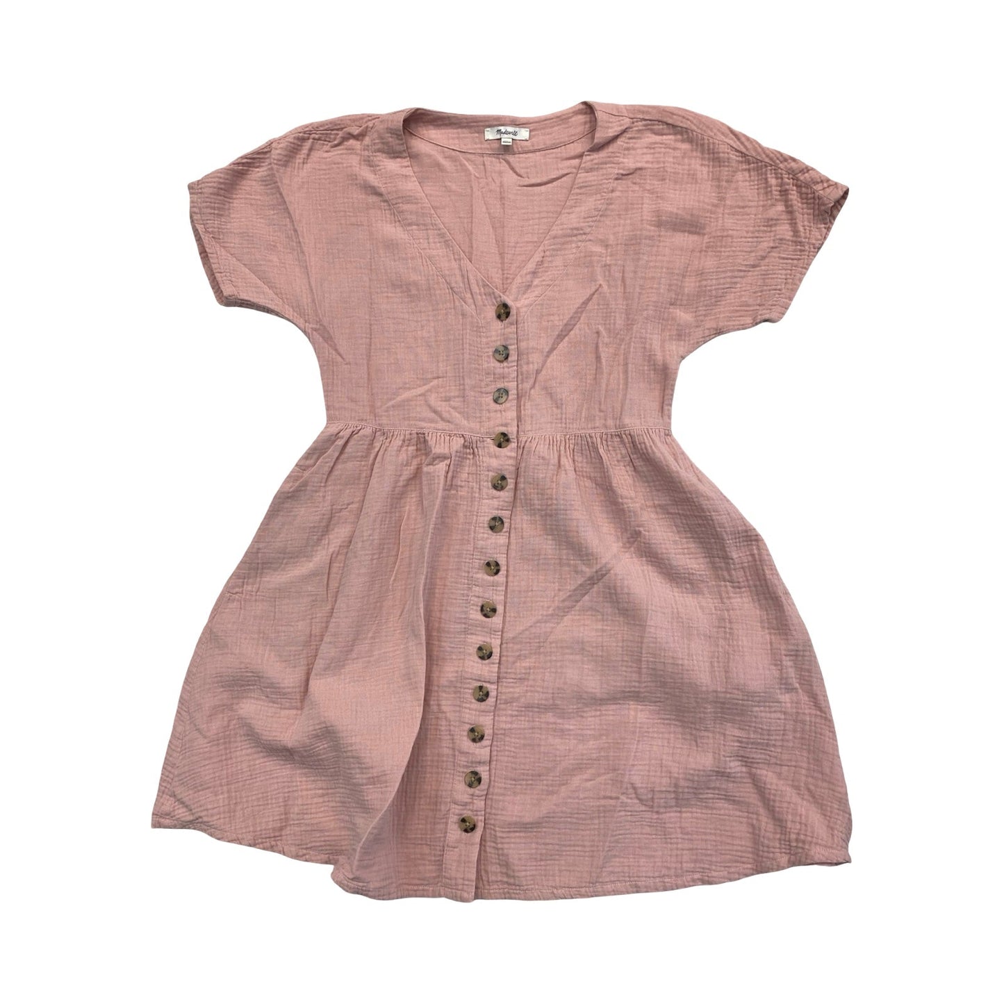 Dress Casual Midi By Madewell In Pink, Size:Xs