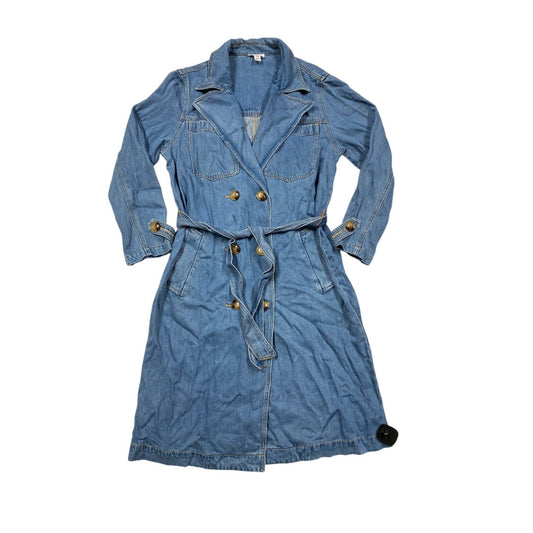 Jacket Denim By Tribal In Blue Denim, Size:M