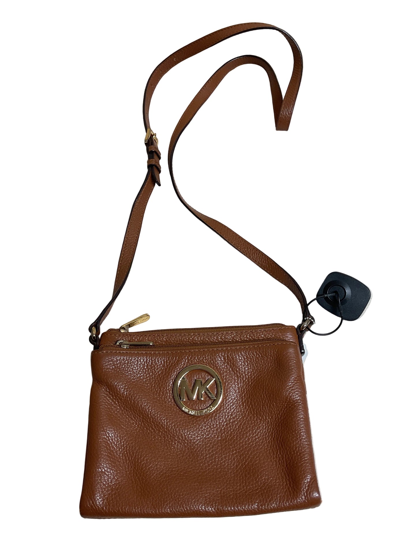 Crossbody Designer By Michael Kors In Tan, Size:Small
