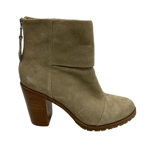 Boots Ankle Heels By Rag And Bone In Tan, Size:9