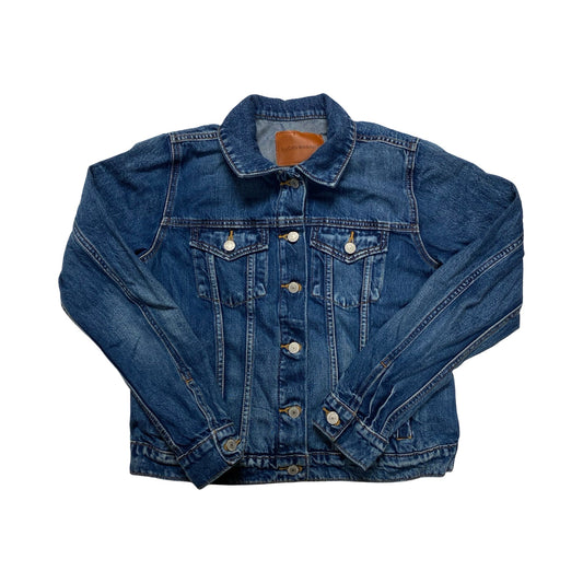 Jacket Denim By Lucky Brand In Blue Denim, Size:M