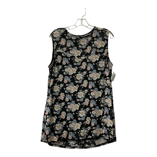 Top Sleeveless By Apt 9 In Black, Size:M