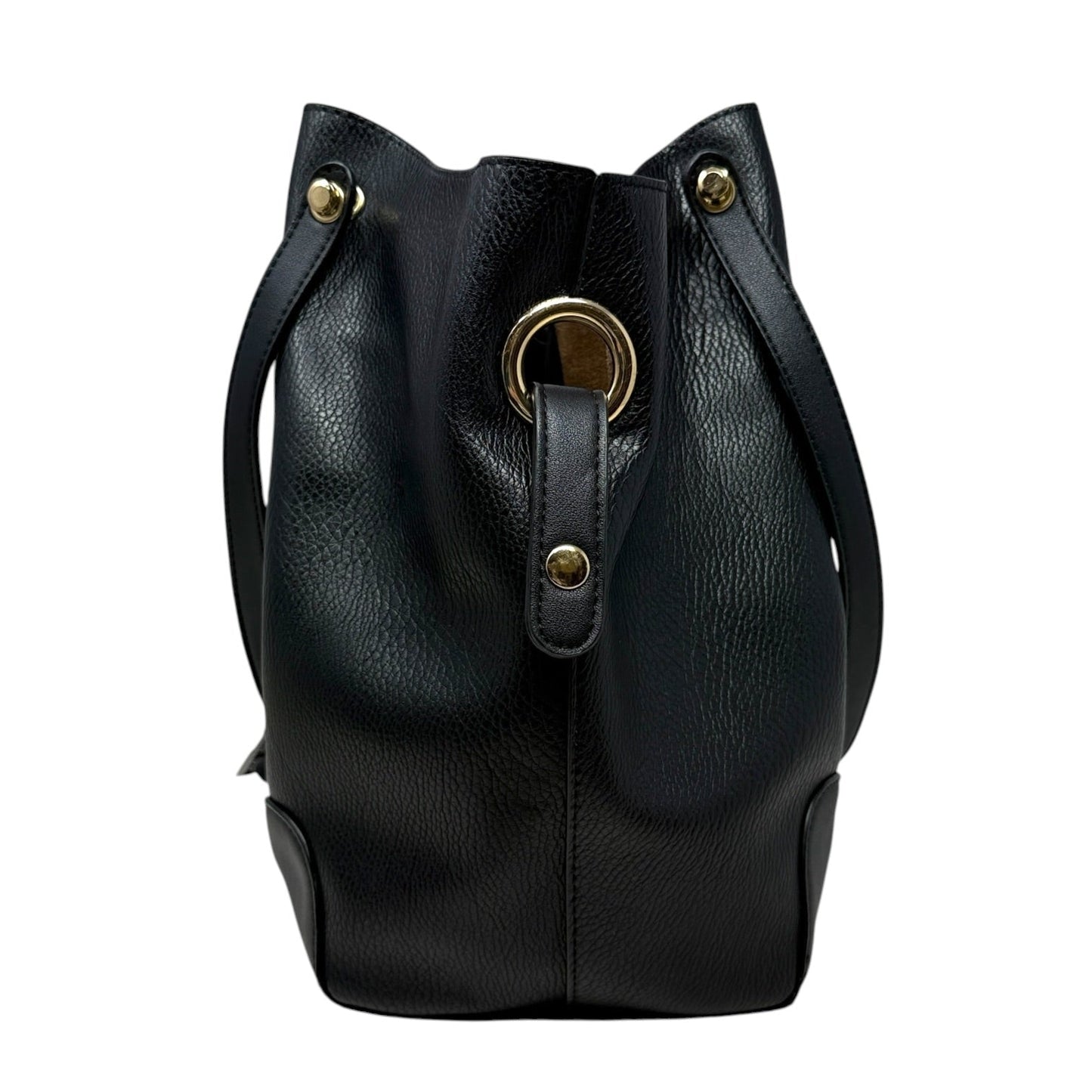 Squared Vegan Leather Tote Designer By Sondra Roberts, Size: Medium