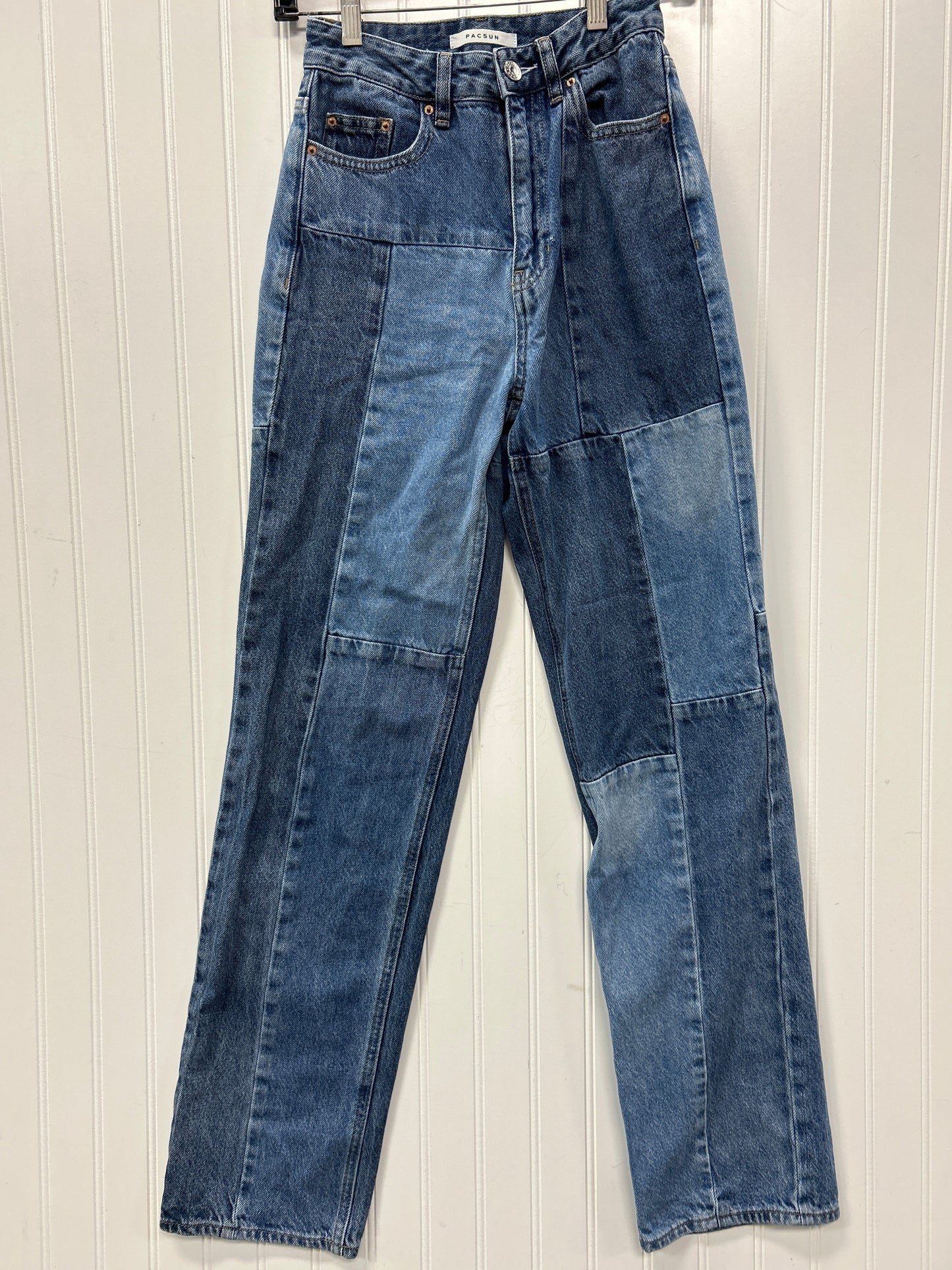 Jeans Straight By Pacsun In Blue Denim, Size:0