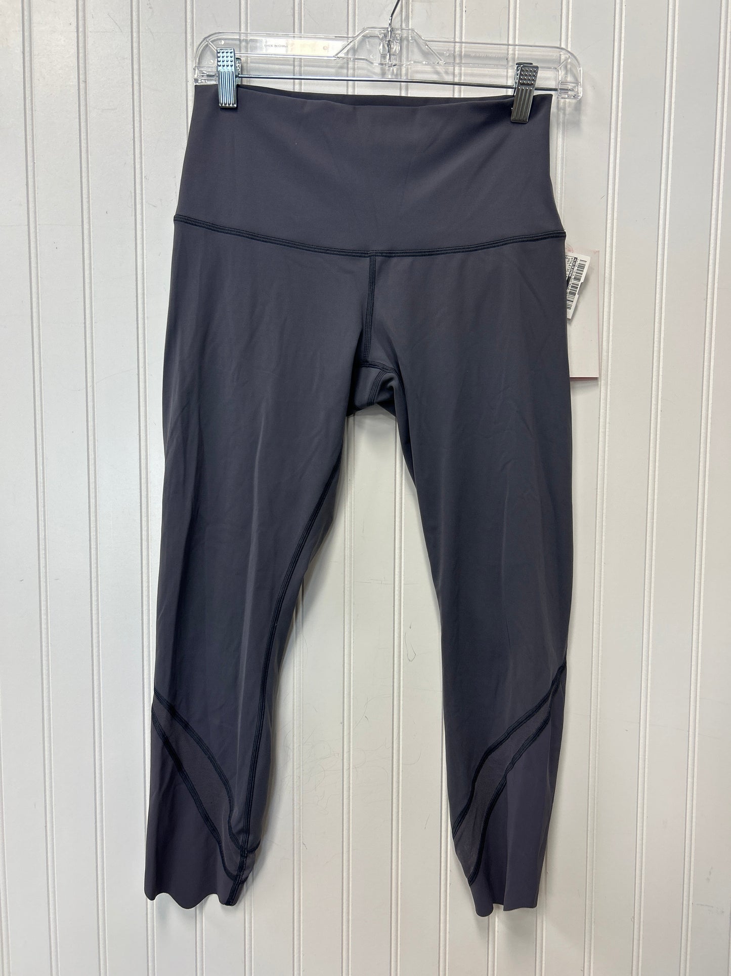 Athletic Leggings Capris By Lululemon In Grey, Size:6