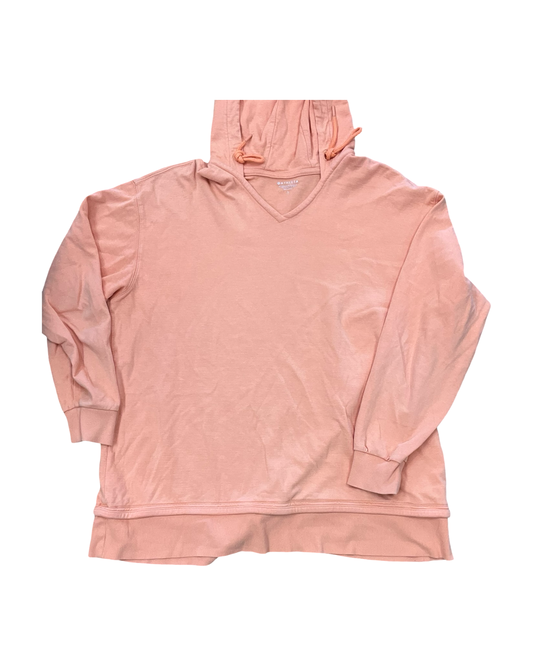 Athletic Sweatshirt Hoodie By Athleta In Orange