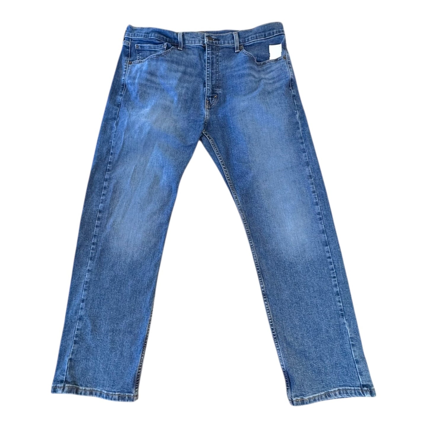 Jeans Straight By Levis In Blue Denim, Size:22