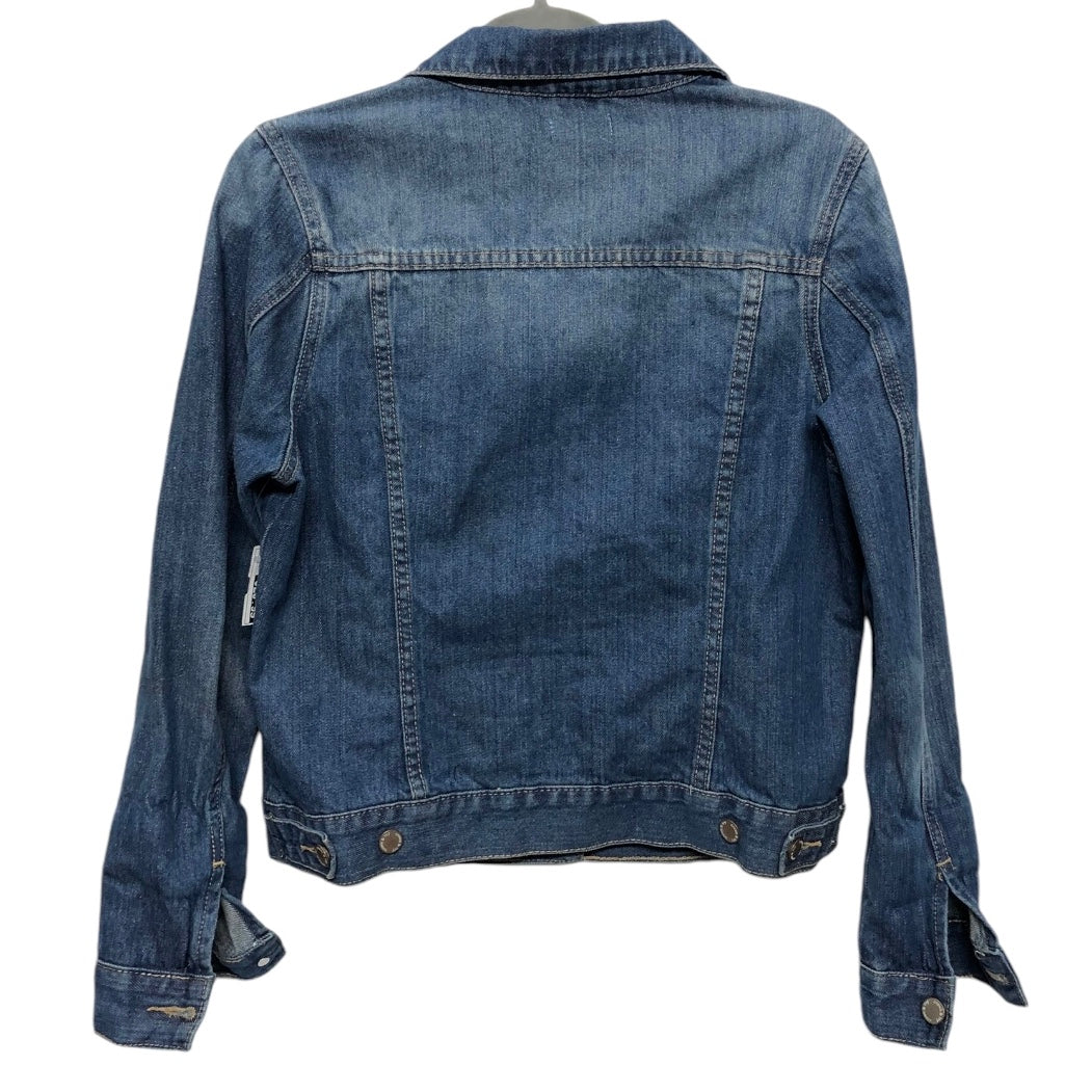 Jacket Denim By Crown And Ivy In Blue Denim, Size:M