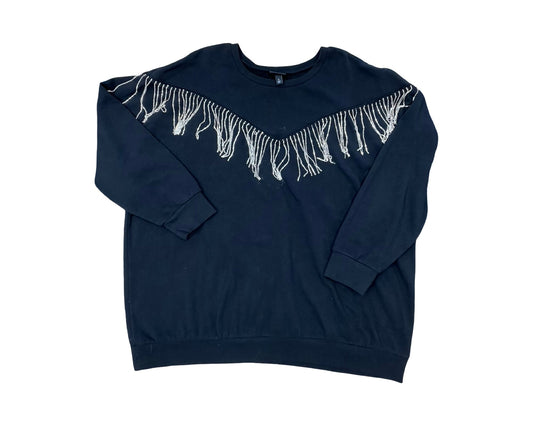 Sweatshirt Crewneck By Torrid In Black, Size:3X