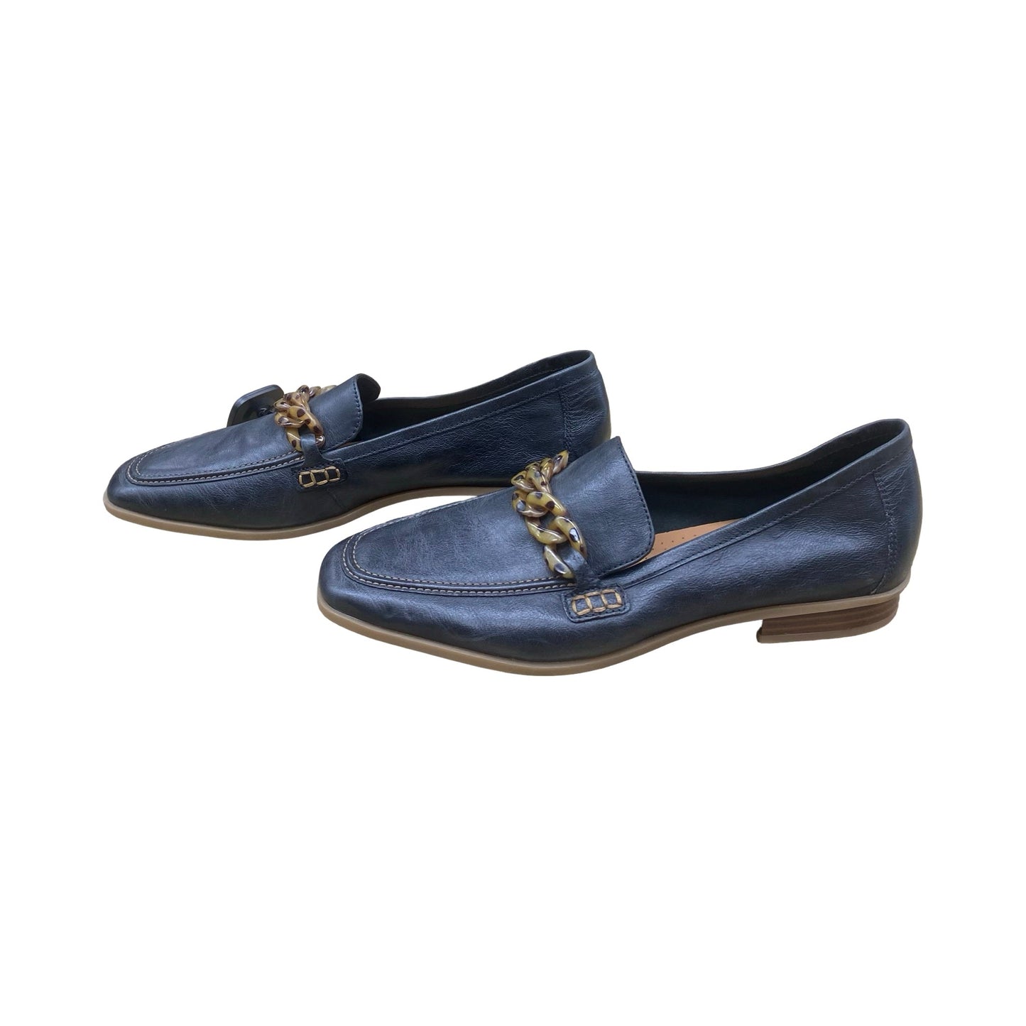 Shoes Flats By Clarks In Black, Size:11