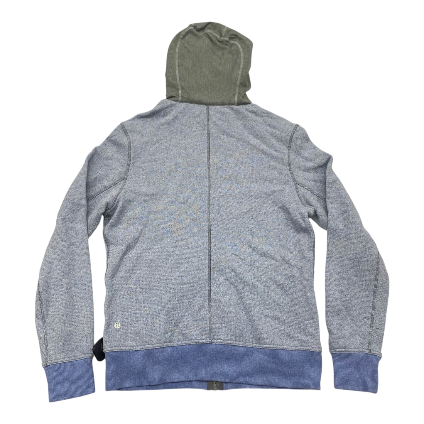 Athletic Sweatshirt Hoodie By Lululemon In Blue, Size:M
