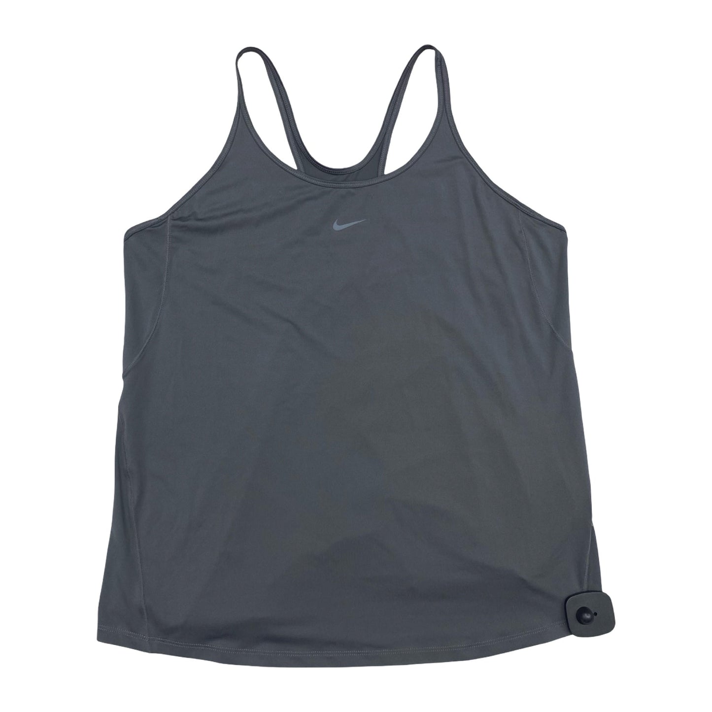 Athletic Tank Top By Nike In Grey, Size:L