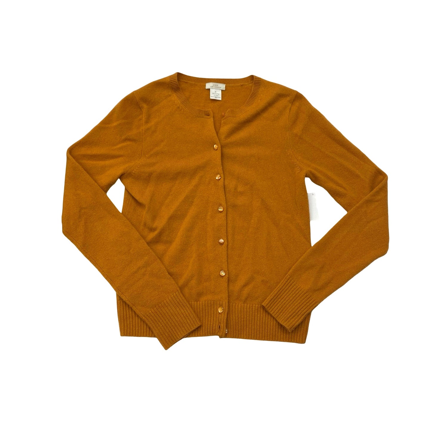 Sweater Cashmere By J. Crew In Orange, Size:S