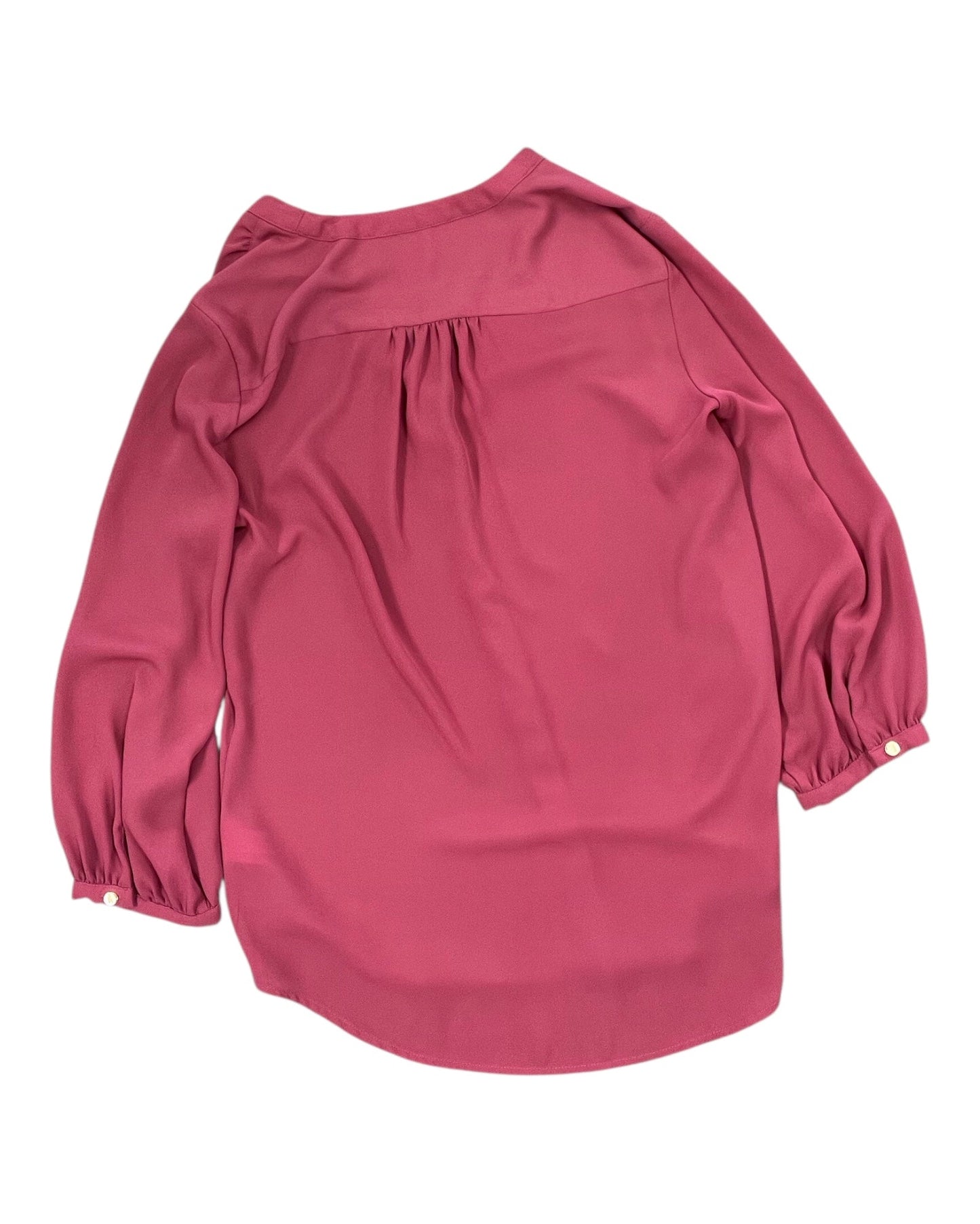 Top 3/4 Sleeve By Lauren By Ralph Lauren In Pink, Size:M