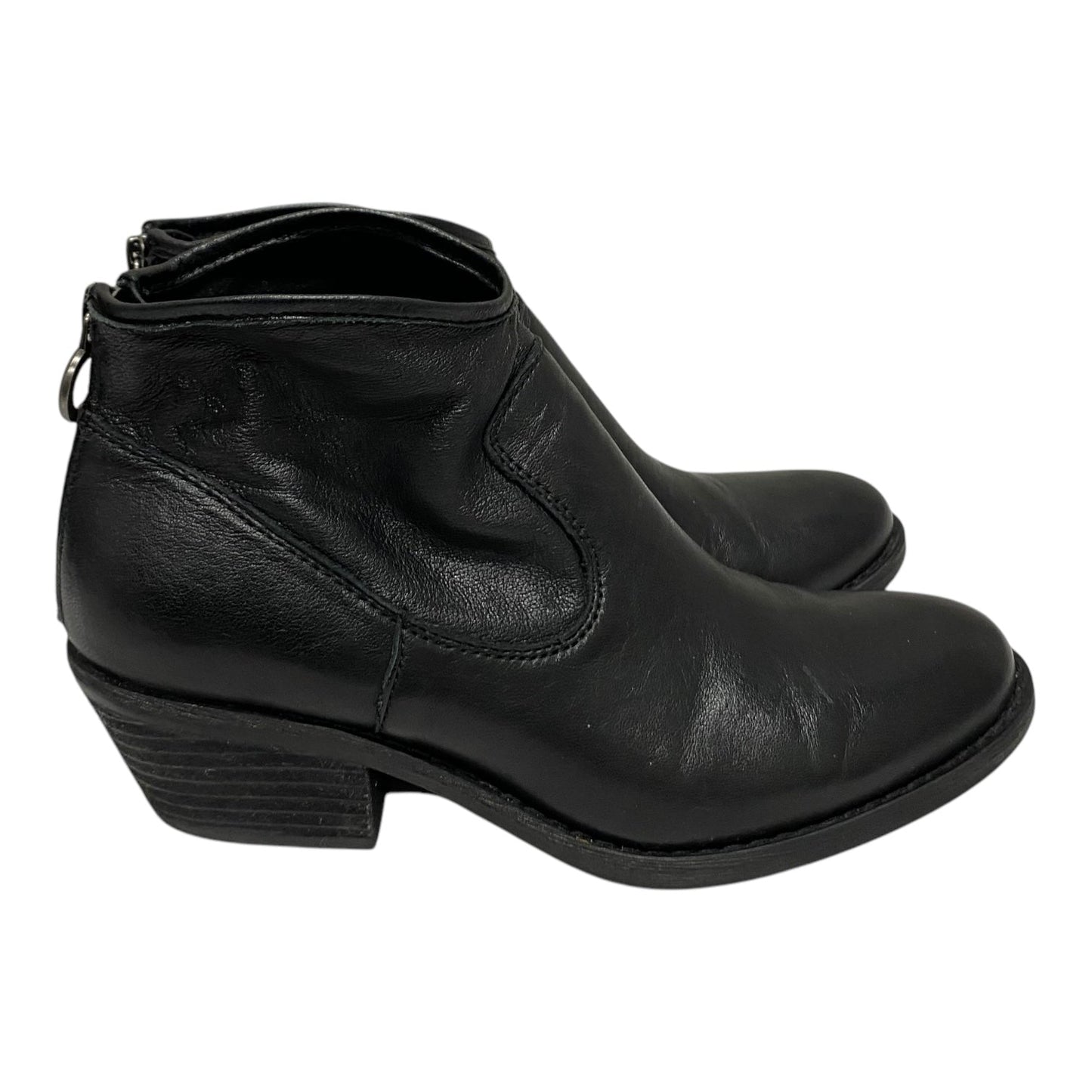 Boots Ankle Heels By Sofft In Black, Size:8