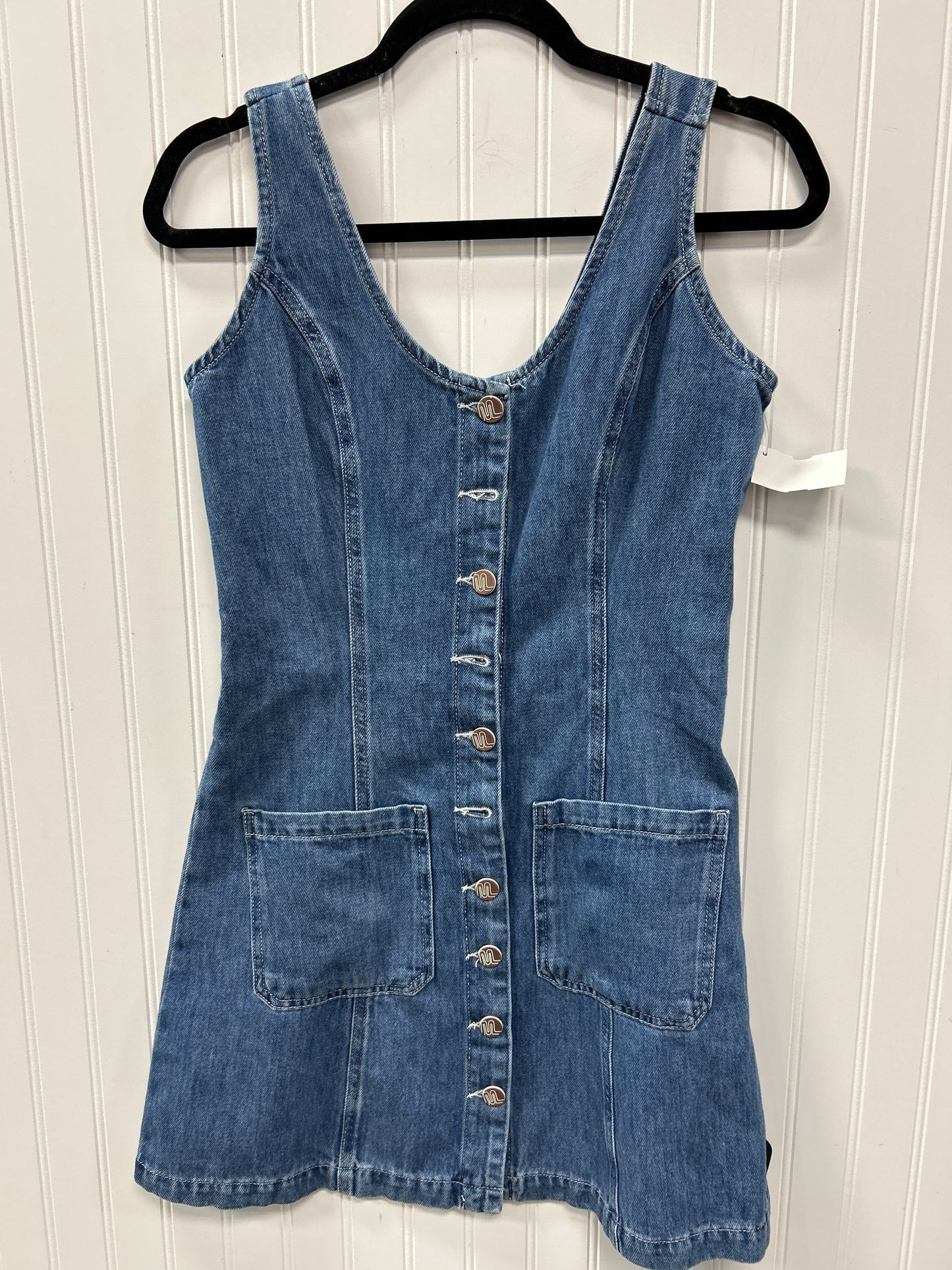 Dress Casual Midi By Marine Layer In Blue Denim, Size:S