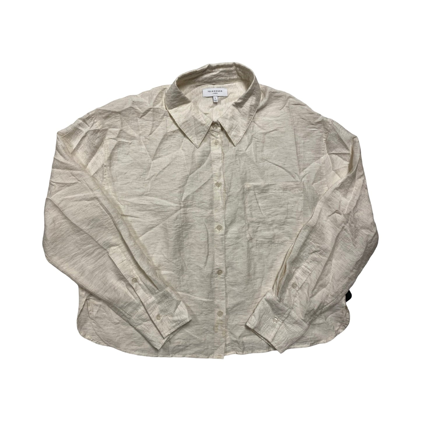 Top Ls By 7 DIAMONDS In Cream, Size:L