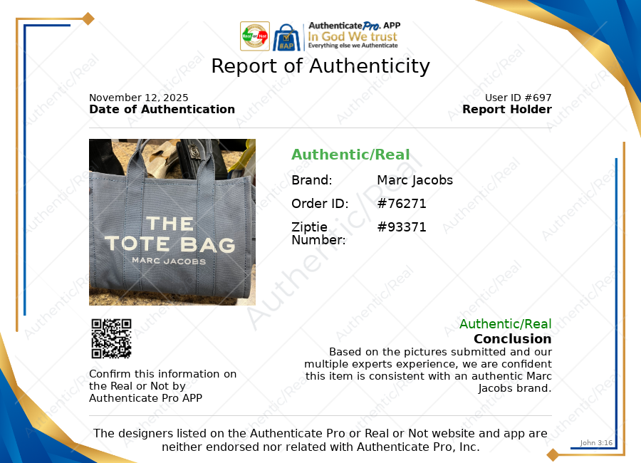 Tote Luxury Designer By Marc Jacobs, Size: Medium