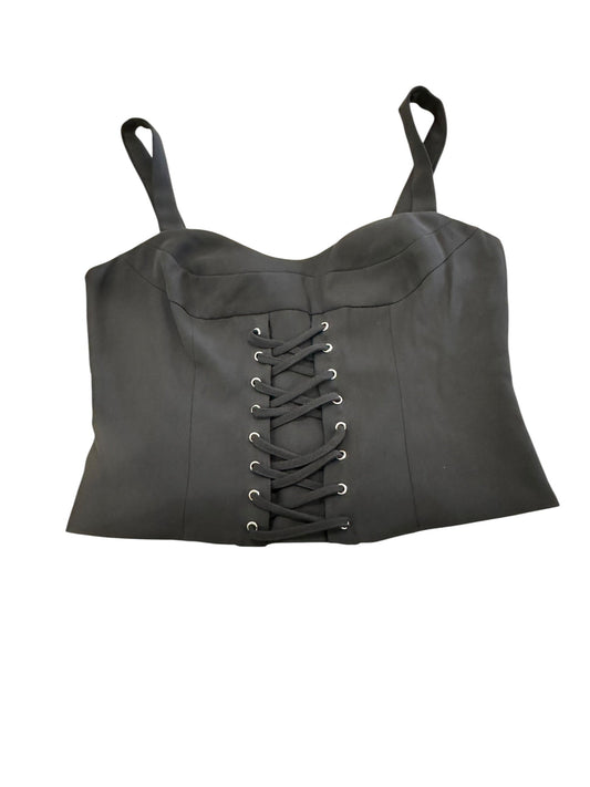 Top Sleeveless By Forever 21 In Black, Size:M