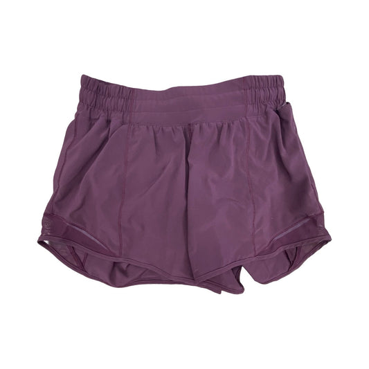 Athletic Shorts By Lululemon In Purple, Size:4