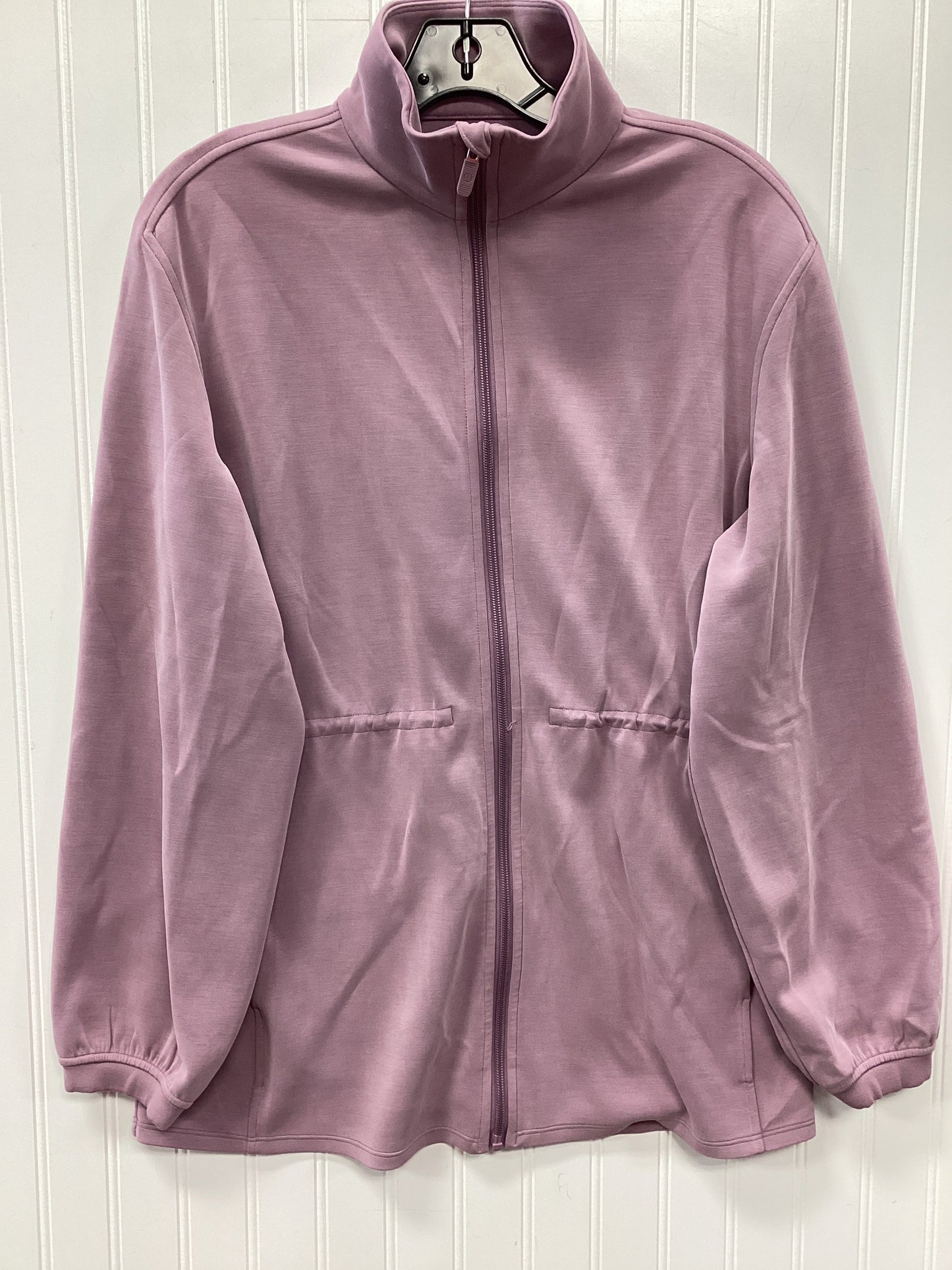 Athletic Jacket By Lululemon In Purple, Size:M