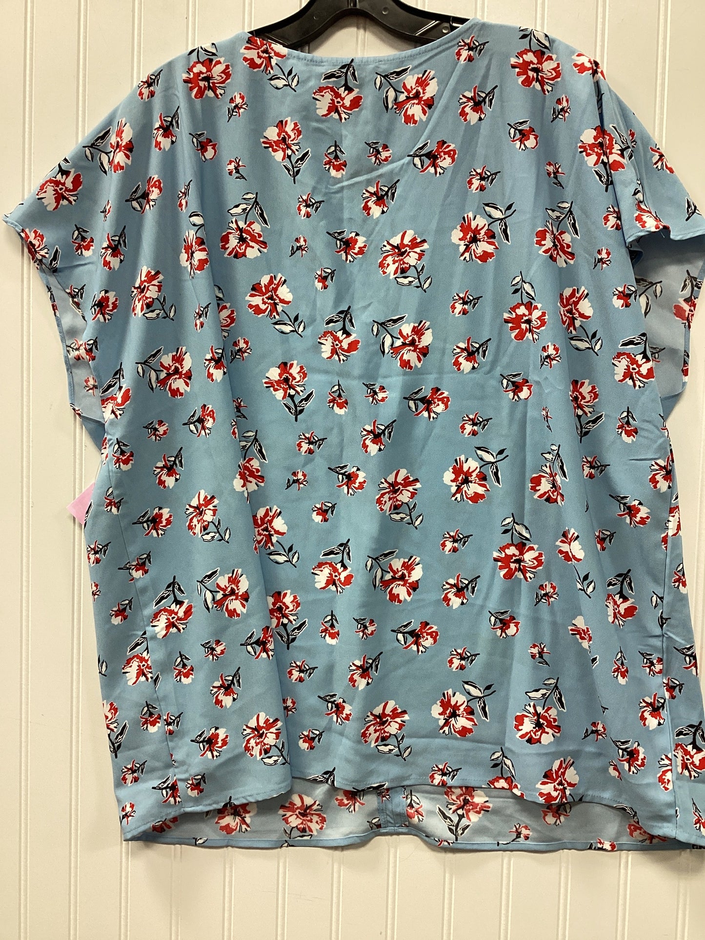 Top Ss By Hilary Radley In Blue, Size:1X