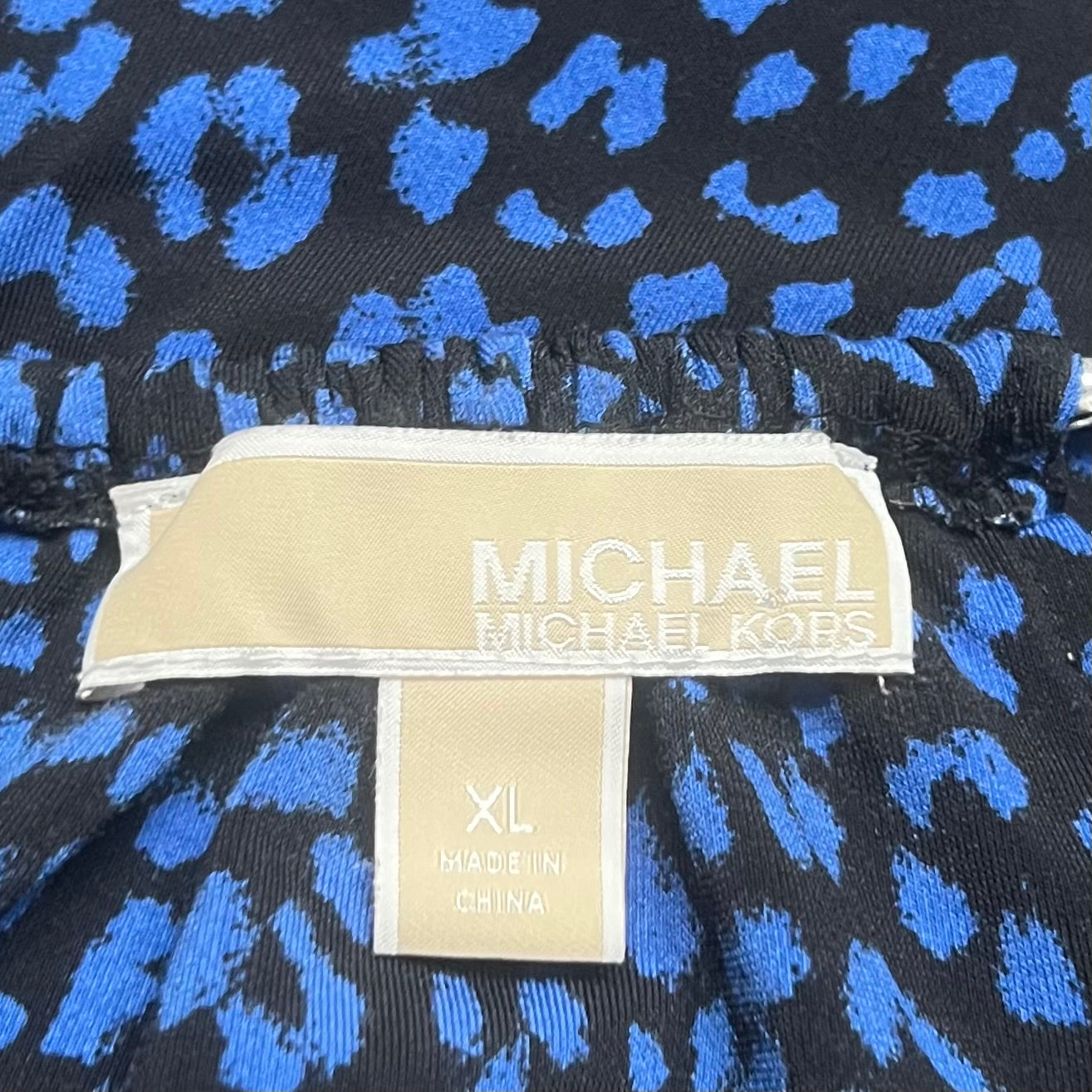 Top Sleeveless By Michael By Michael Kors In Leopard Print, Size: Xl