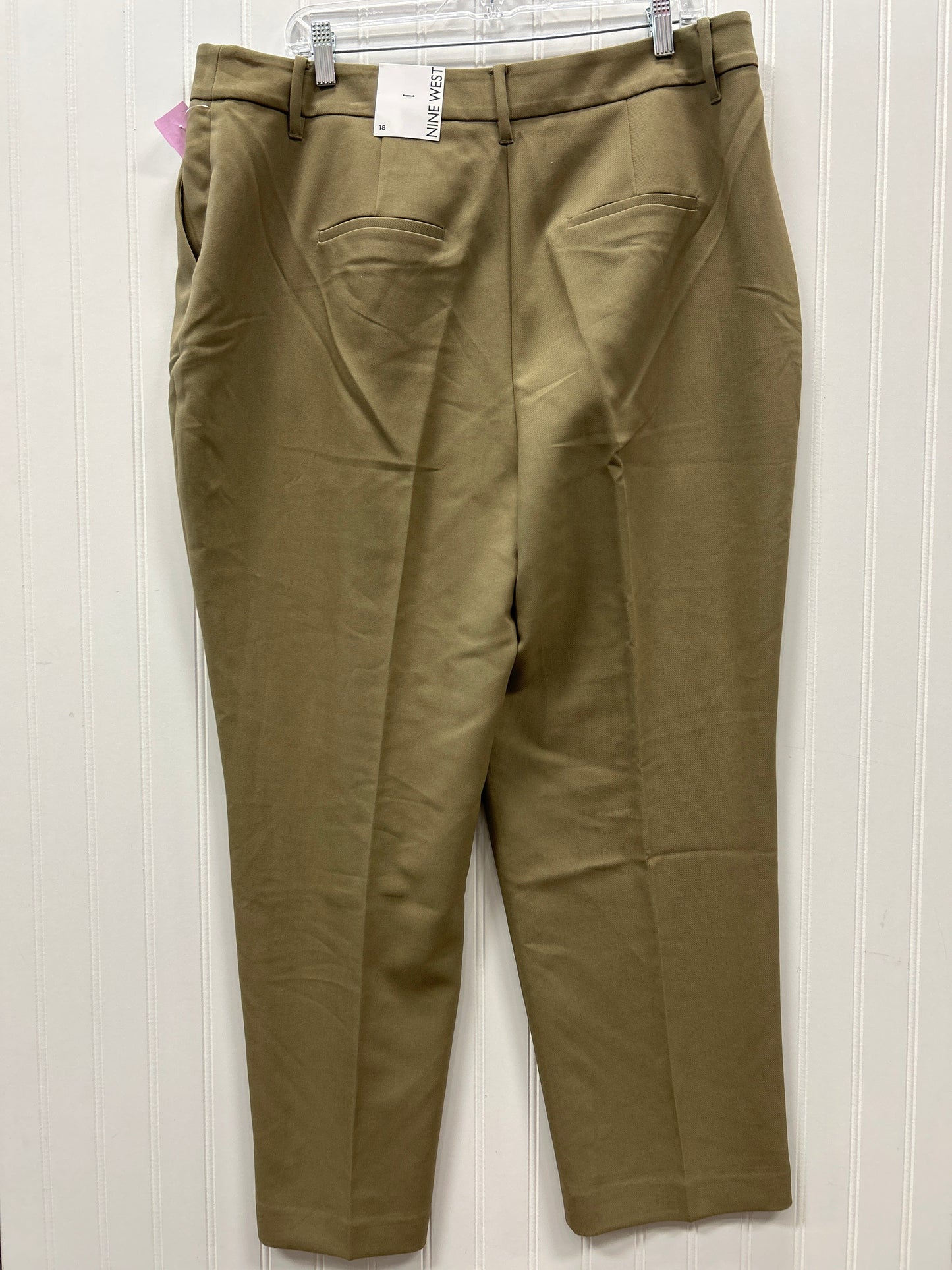 Pants Dress By Nine West In Green, Size:18 NWT
