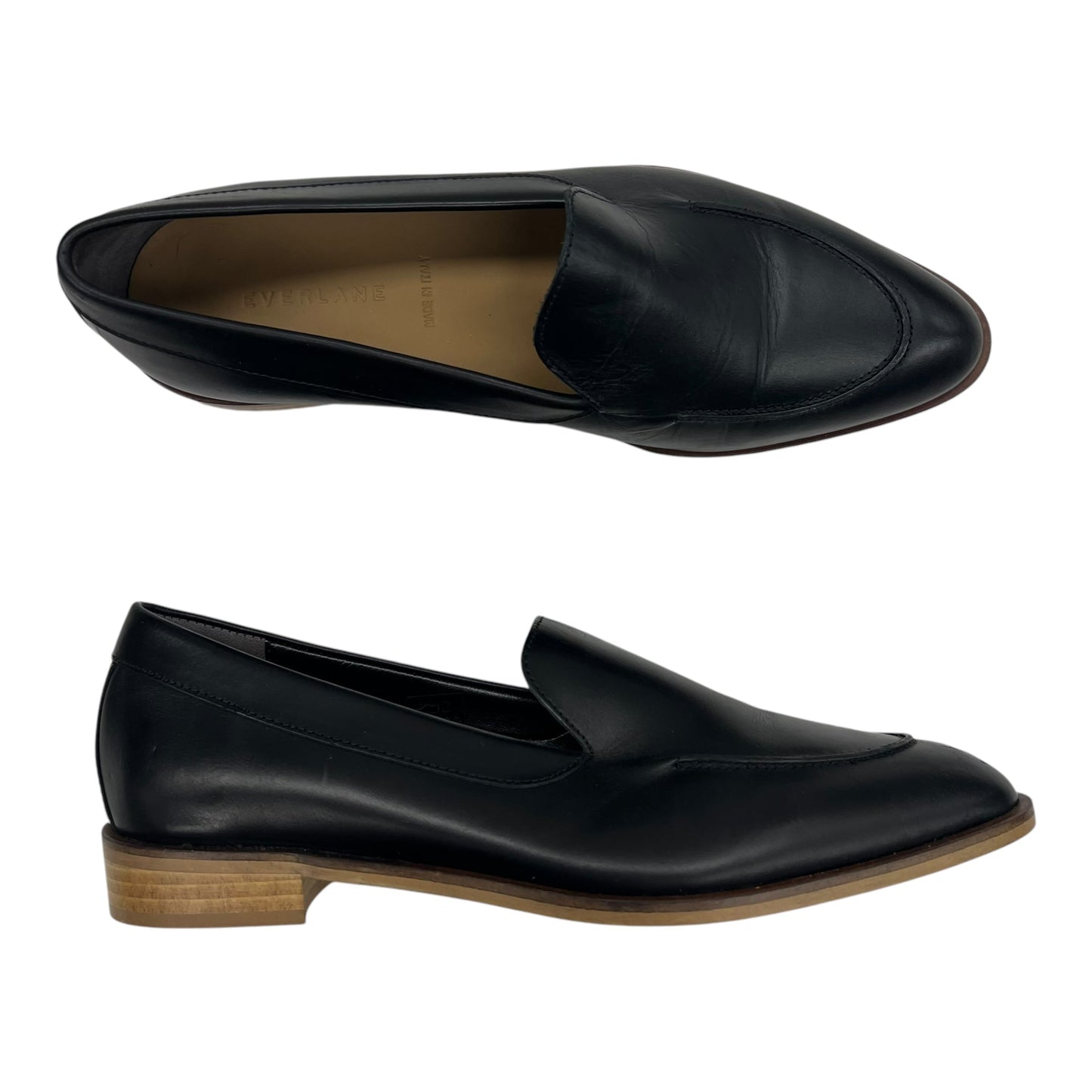 Shoes Flats By Everlane In Black, Size:9.5